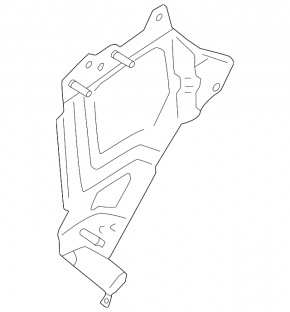 Кронштейн блока ECU компьютер двигателя Nissan Rogue 21-21 2.5