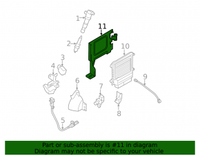 Кронштейн блока ECU Kia Optima 11-15 2.4, тип 1