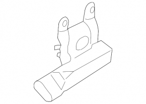 Клык нижнего усилителя переднего бампера правый BMW 4 F32/33/36 14-20