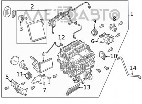 Сухой тен Mitsubishi Outlander 22-26