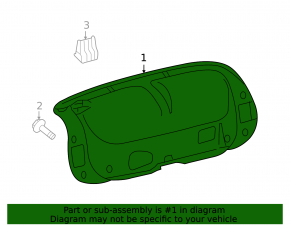 Обшивка крышки багажника Lexus GS300 GS350 GS430 GS450h 06-11