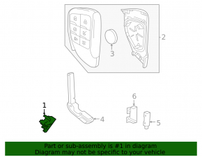 Keyless Entry Antenna Receiver Module Chevrolet Equinox EV 24-26
