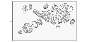 Задний дифференциал редуктор Ford Escape MK4 20-26 с блокировкой, 167к