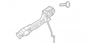 Механизм ручки двери передней правой Mazda CX-5 13-16