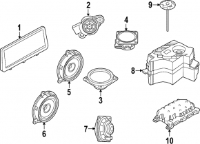 Динамик торпедный Nissan Altima 13-18