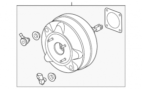 Вакуумный усилитель Ford Mustang mk6 15-17 3.7