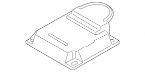Модуль srs airbag компьютер подушек безопасности BMW X3 F25 15-17
