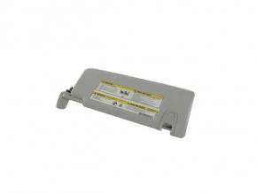 Козырек левый Jeep Compass 17-21 серый, без крючка, с подсветкой