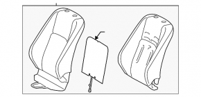 Сидіння водія Lexus IS 14-20 fsport без airbag