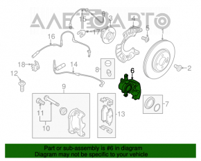 Суппорт в сборе передний правый Mini Cooper Countryman R60 10-16
