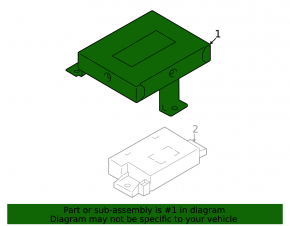 FRONT VIEW CAMERA COMPUTER MODULE Mitsubishi Outlander 22-26