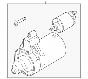 Стартер Audi A7 12-18 без Start/Stop