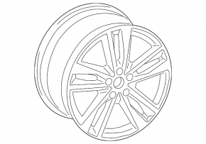 Колісний диск R19 8,5J ET:40 Audi A6 C8 19-23 стиль 42R