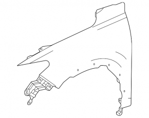 Крило переднє ліве Honda HR-V 23-26