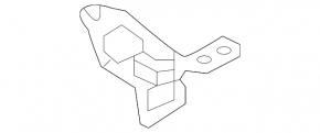Крюк замка капота правый Acura MDX 22-26