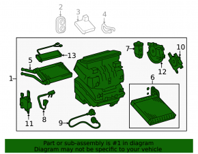 Печка в сборе Toyota Rav4 06-10