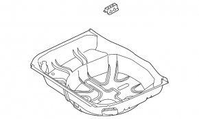 Корыто багажника Ford Explorer 11-19