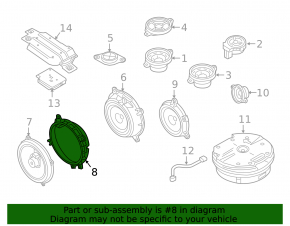Динамик дверной передний левый Mazda CX-5 13-16 BOSE