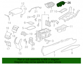 Кнопка паркинга Honda Accord 18-22 тип 2