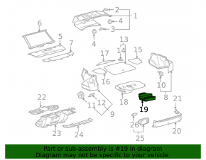 Пенопласт под запаску Lexus GS300 GS350 GS430 GS450h 06-11