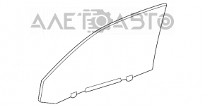 Скло дверей передньої лівої Toyota Highlander 08-13