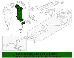 Катализатор Chevrolet Malibu 16-20 1.5T