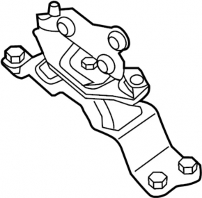 Подушка двигателя левая Nissan Pathfinder 13-20