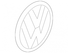 Эмблема VW двери багажника VW Tiguan 22-24