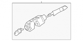 Подрулевые переключатели гитара в сборе Infiniti G25 G35 G37 4d 06-13
