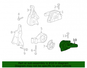Подушка двигателя правая Chevrolet Malibu 13-13 2.5
