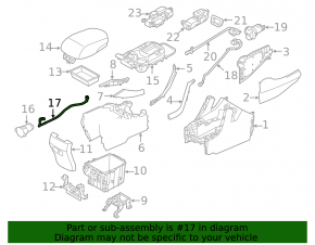 Проводка прикуривателей центральной консоли Hyundai Santa FE Sport 13-18