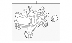 Задня цапфа права Mazda CX-5 17-24 awd