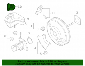 Кришка бачка ГТЦ VW CC 09-17
