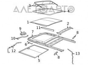 Люк в сборе Dodge Durango 11-13
