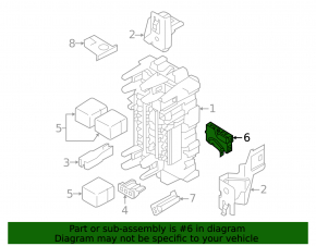 BCM Body Control Module Nissan Leaf 13-15