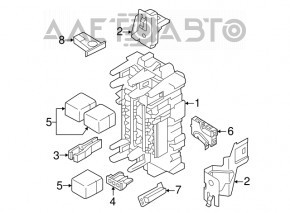 BCM Body Control Module Nissan Leaf 13-15