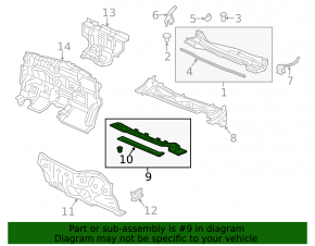 Распорка передних стоек Honda CRV 12-16