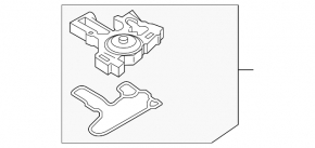 Мембрана вентиляции картера Audi A4 B8 08-16 2.0T