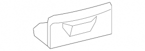 Пепельница консоли задняя Lexus IS250 IS300 IS350 06-13