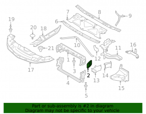 Крышка воздухоприемника BMW 7 G11 G12 16-22 B58