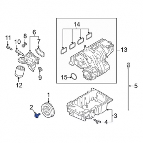Болт шкива коленвала Ford C-max MK2 13-18