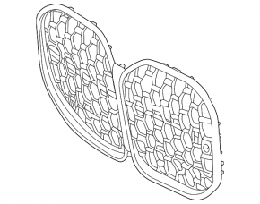 Решітка радіатора grill BMW 4 G22 21-24