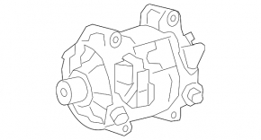 Компрессор кондиционера Lexus RX350 20-22