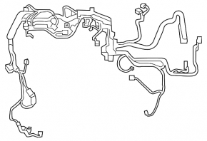 Проводка моторна Toyota Camry v50 12-14 hybrid usa