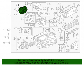 Дросельна заслінка Porsche Cayenne 958 11-18 4.8T