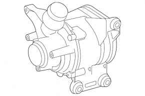 Помпа водяная Mercedes C-class W205 300 19-21
