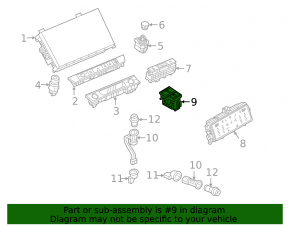 Кнопка паркинга Audi Q7 20-26 хром