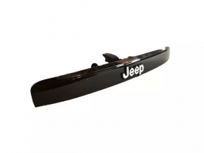 Молдинг двери багажника Jeep Compass 11-15 без хрома с подсветкой номера и ручкой