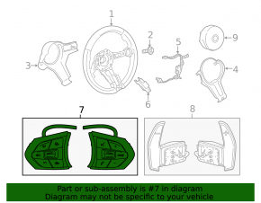 Кнопки управления на руле BMW X3 F25 15-17 M-Sport
