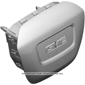 Подушка безопасности airbag в руль водительская GMC Terrain 18-24 черная